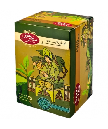 Saharkhiz Green Tea Bags 25 Box